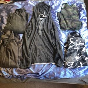 Bundle of 5 long sleeve sweatshirts / jackets